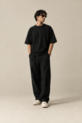 AFROZZ Essential Oversized Tee — Black