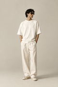 AFROZZ Essential Oversized Tee — Off-White
