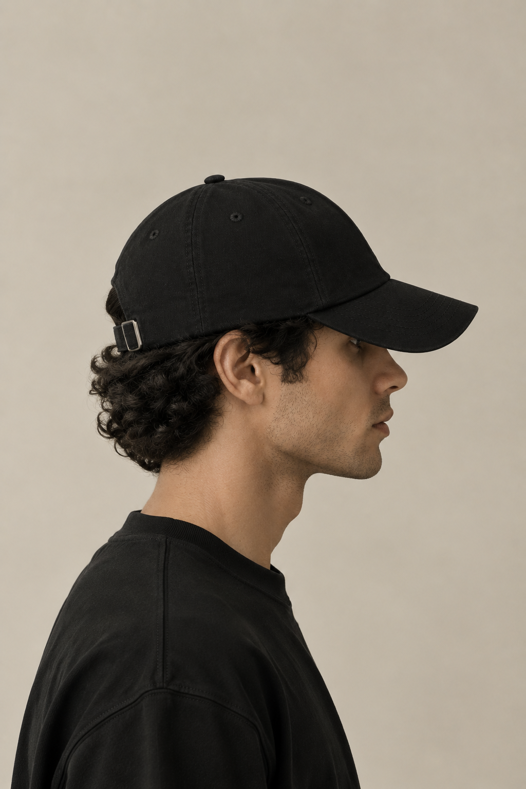 AFROZZ Minimal Cap — Black
