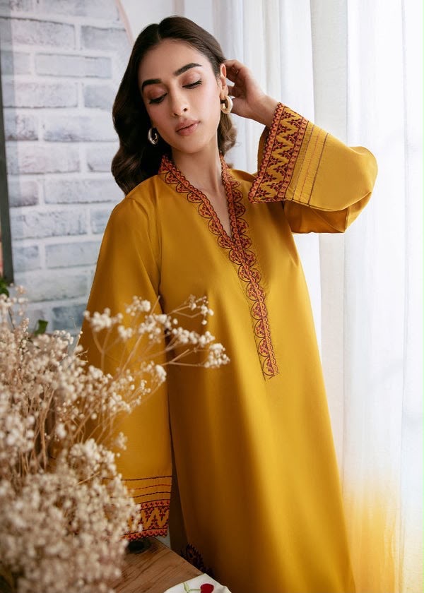 AFROZZ Fully Embroidered 2-Piece Airjet Dhanak Suit